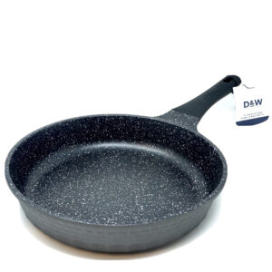 Deep Frying Pan D&W Premium Nonstick Low Casserole With Lid 11